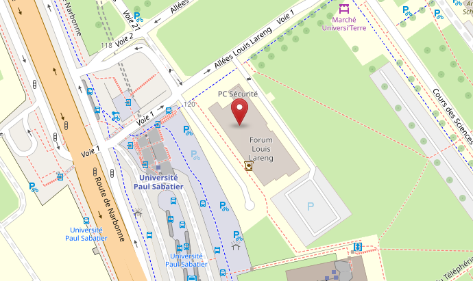 Plan d’accès à UPSILON